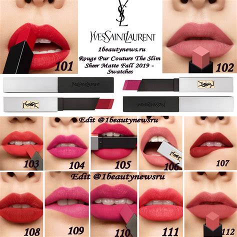 ysl rouge pur couture the slim sheer matte 102|ysl rouge pur couture.